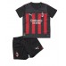 Cheap AC Milan Home Football Kit Children 2022-23 Short Sleeve (+ pants)